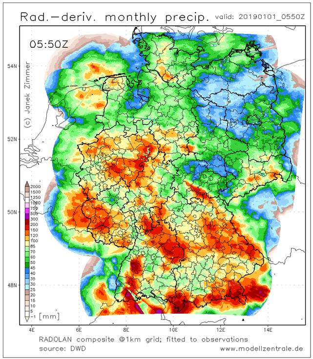 Radar month precip